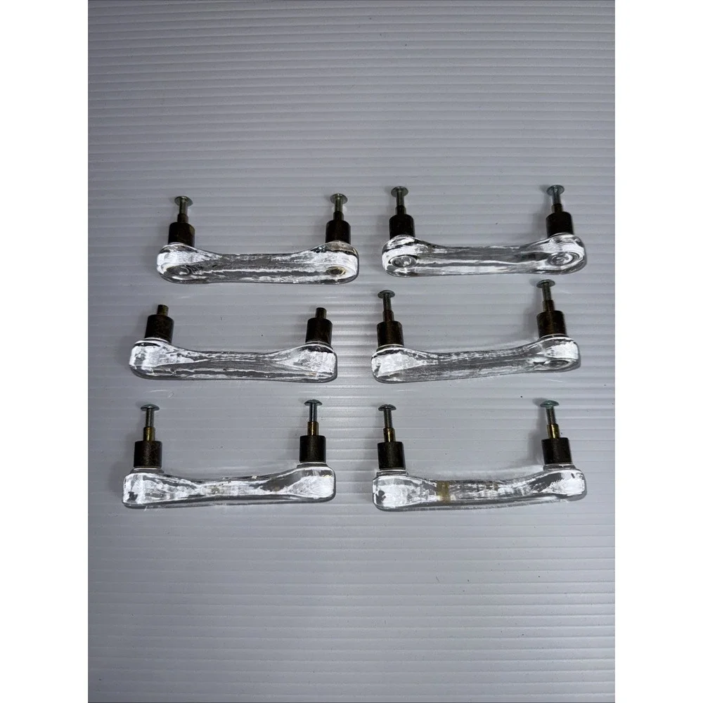 6‎ CLEAR GLASS Brass 4.25